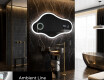 Espejo de baño LED de forma irregular C222 #3