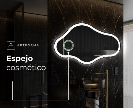 Espejo de baño LED de forma irregular C222 #6