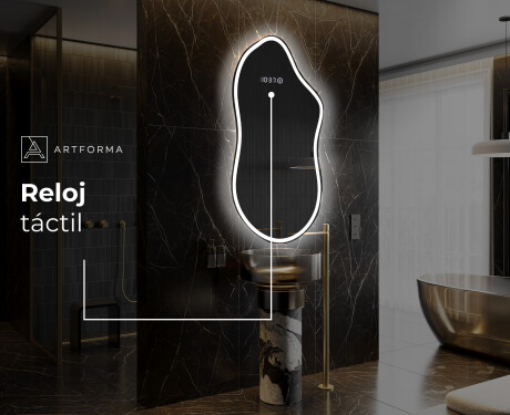 Espejo de baño LED de forma irregular F222 #6
