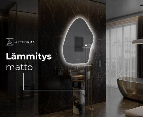 Espejo de baño LED de forma irregular G221 #8