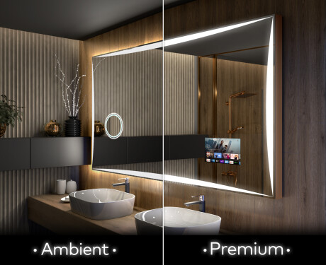 Espejo de baño con luz L77