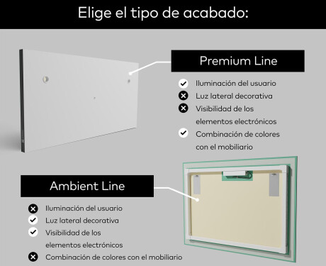 Espejo con luz decorativos pared - Oceanic Madness #2