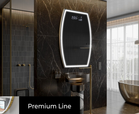 Espejo de baño LED de forma irregular M223 #4