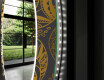 Espejos redondo decorativos grandes de pared para recibidor - ancient pattern #11