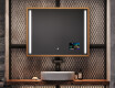 Rectangular espejo vintage con luz LED - FrameLine L02