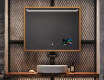 Rectangular espejo vintage con luz LED - FrameLine L128