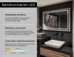 Rectangular espejo vintage con luz LED - FrameLine L137 #4